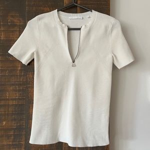 Helmut Lang Essential Zip tee